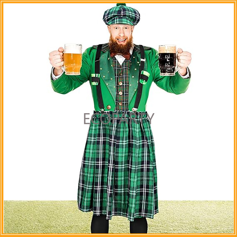 St. Patricks Day Costume Set G - Sock Garter Men recension och pris