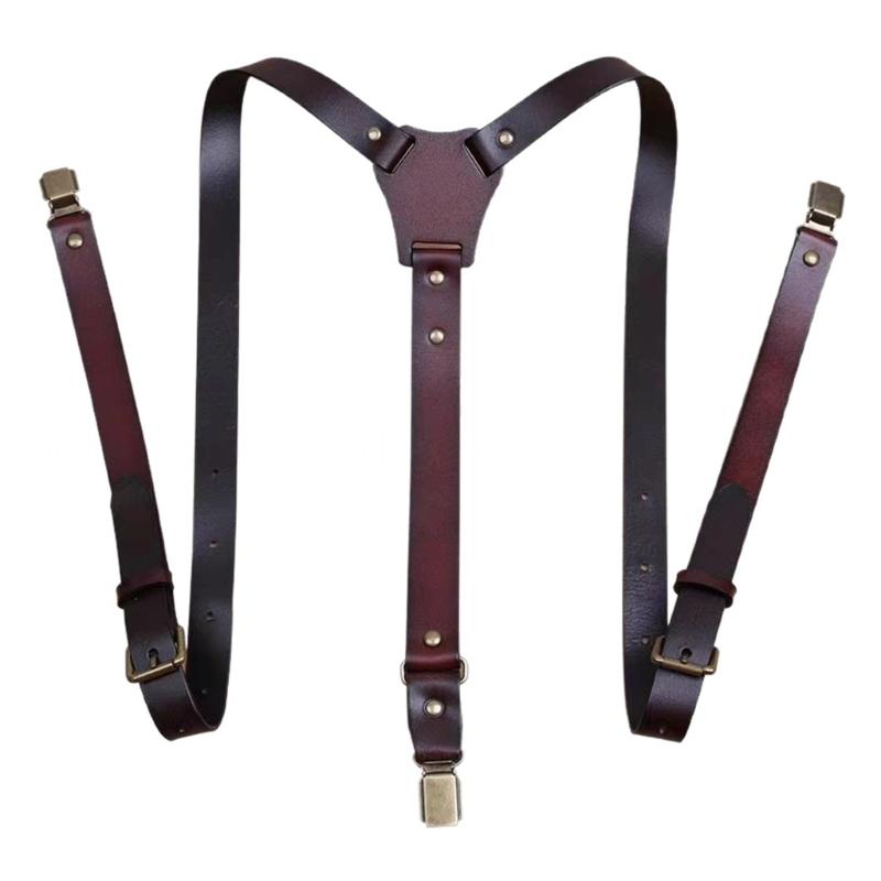 39BD Classical PU Leather Susp - Men'S Formal Wear With Suspenders recension och pris