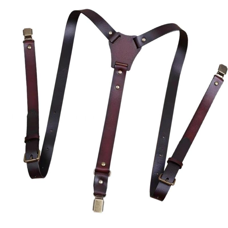 39BD Classical PU Leather Susp - Men'S Formal Wear With Suspenders recension och pris
