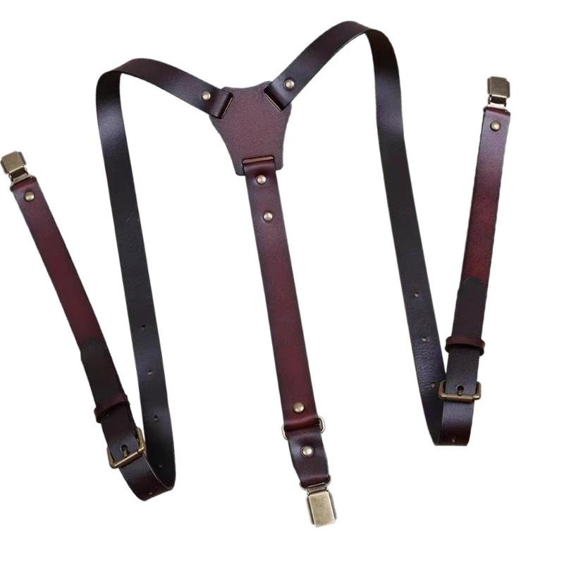 39BD Classical PU Leather Susp - Men'S Formal Wear With Suspenders recension och pris