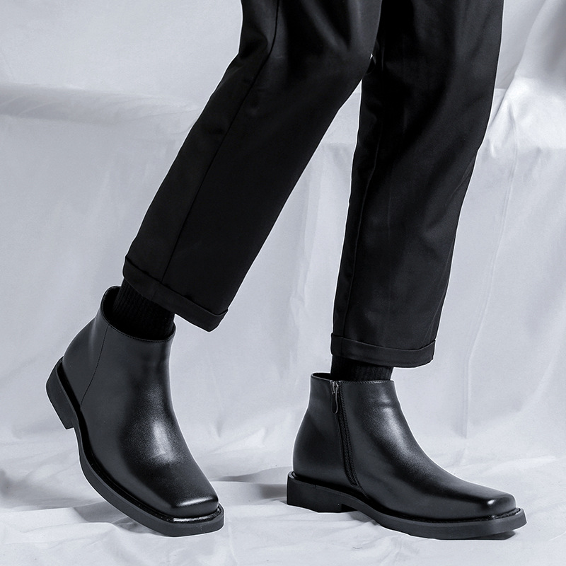 Luxury Fashion Black Men Casua - Men Formal Wear With Boots recension och pris