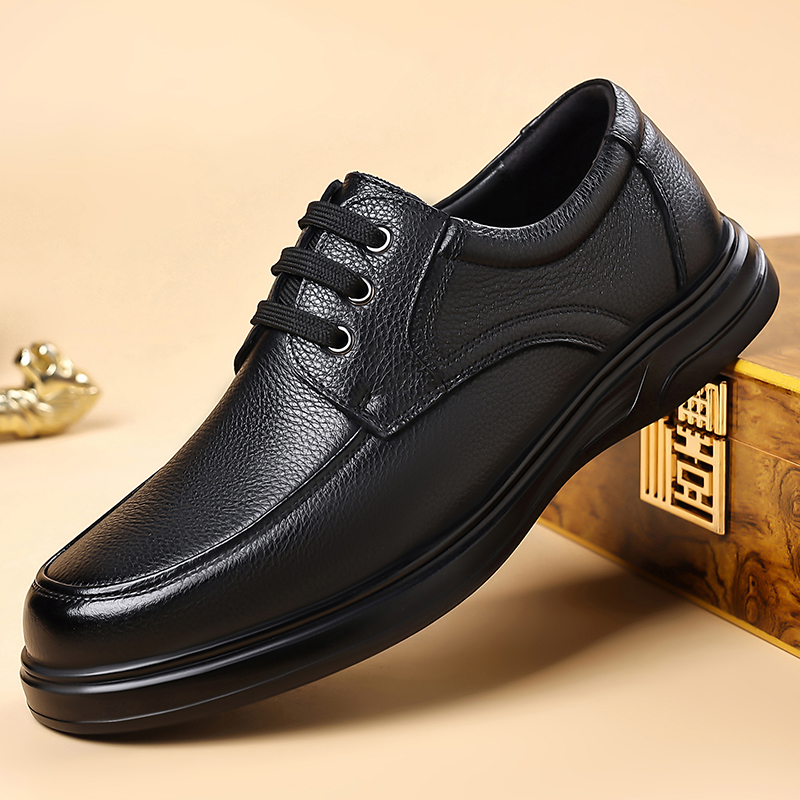 Men Leather Lace Up Oxford Sho - Formal Men Daily Wear Footwear recension och pris