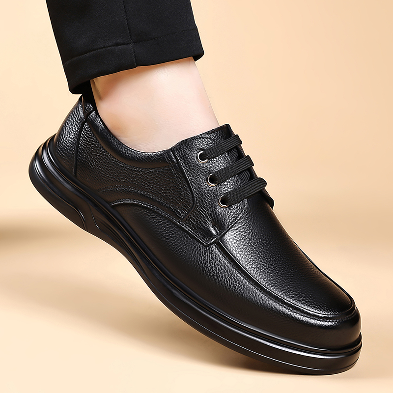Men Leather Lace Up Oxford Sho - Formal Men Daily Wear Footwear recension och pris
