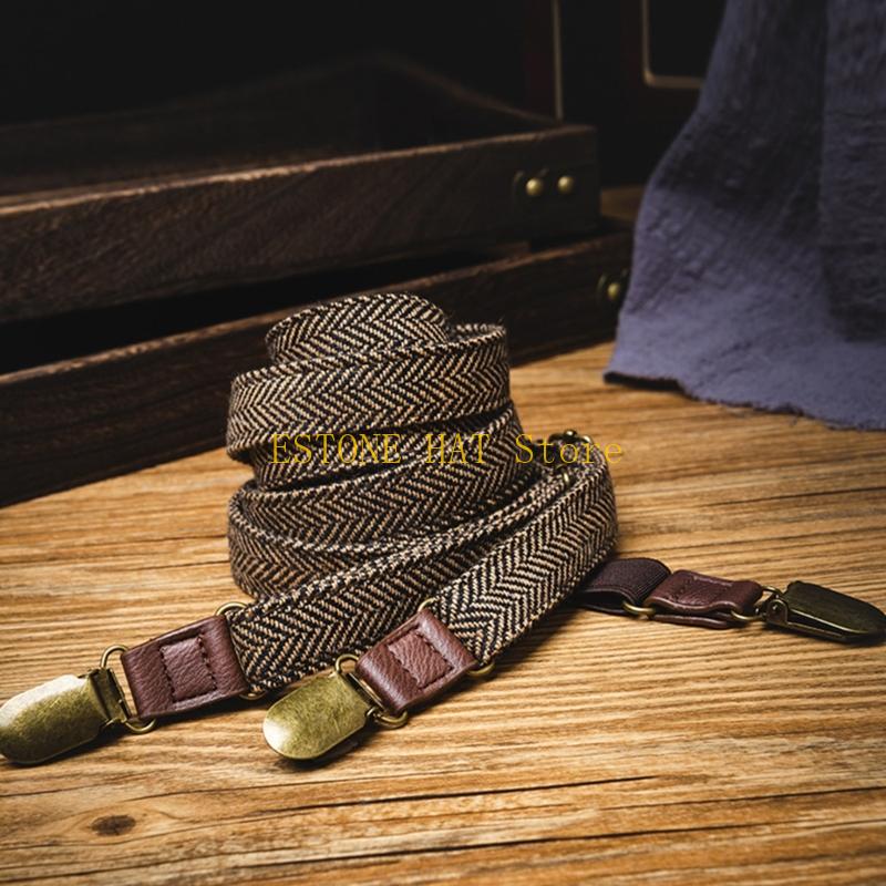 49MF 3 Clip Men Suspenders Ela - Men'S Formal Wear With Suspenders recension och pris
