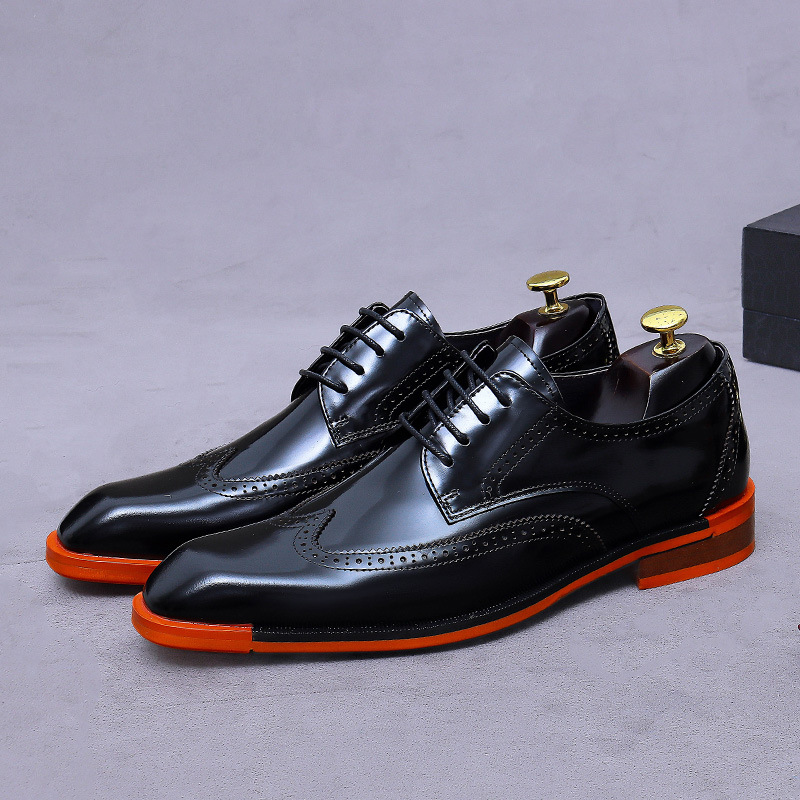 Men's Genuine Leather Oxfords  - Formal Men Daily Wear Footwear recension och pris