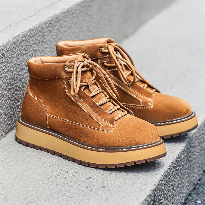 New Autumn Winter Handmade Cow - Men Formal Wear With Boots recension och pris