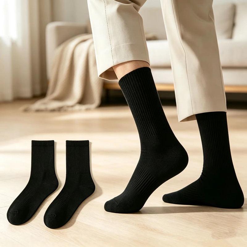 2 Pairs Crew Athletic Socks fo - Sock Garter Men recension och pris