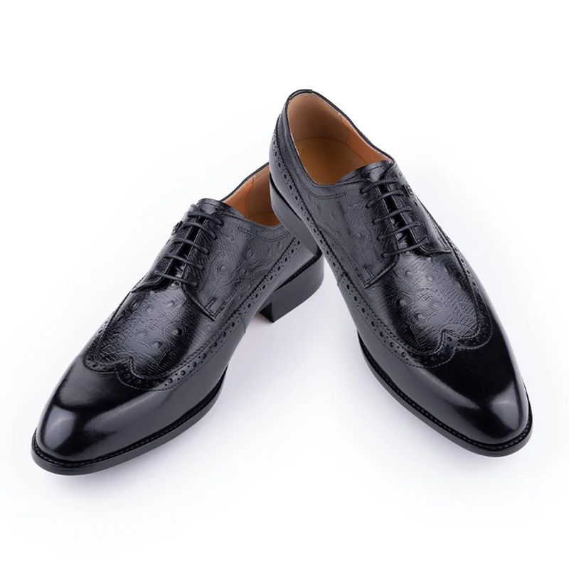 Men's Cowhide Leather Shoes La - Formal Men Daily Wear Footwear recension och pris