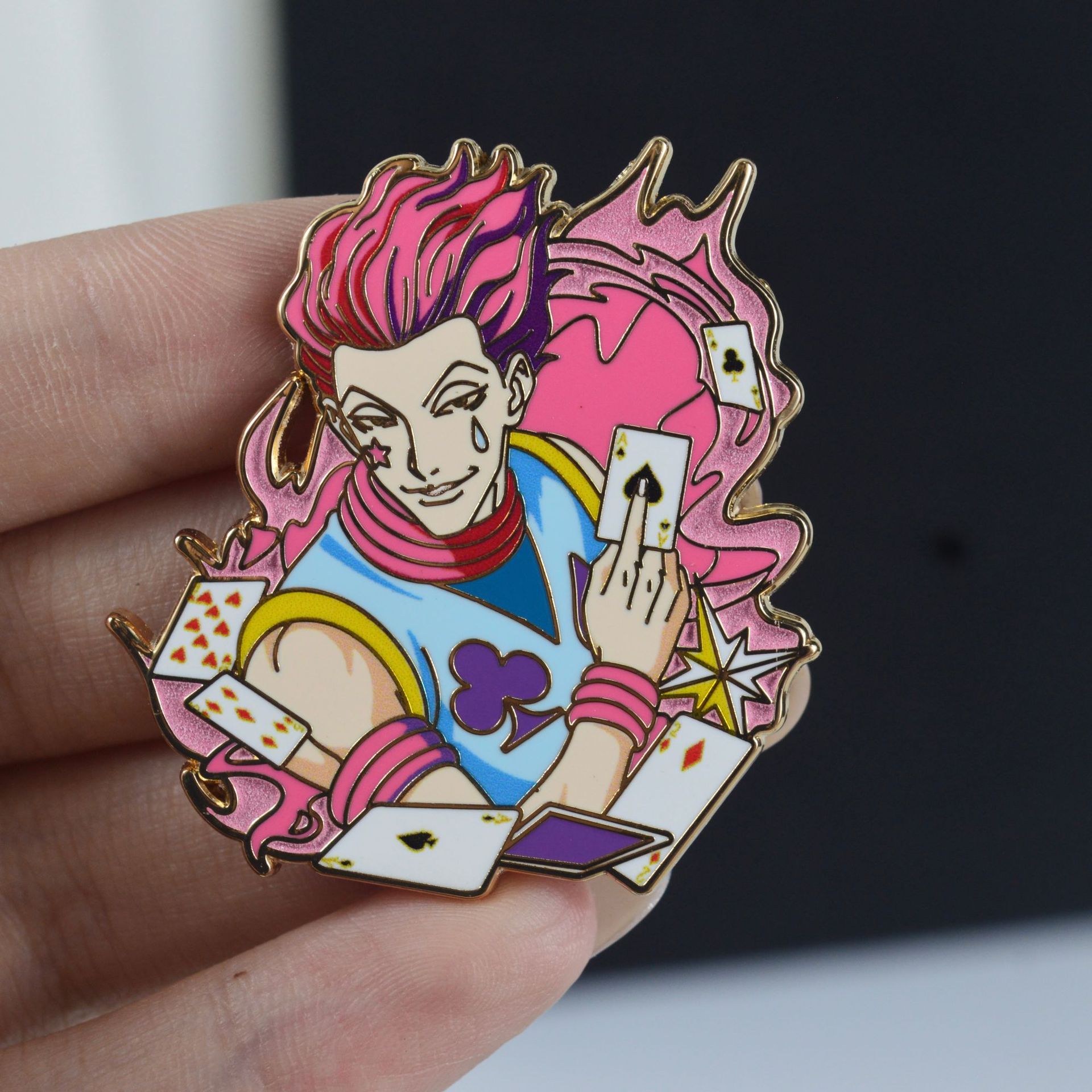 5pcs Japanese Anime Hunter Bad - Tuxedo Lapel Pin recension och pris