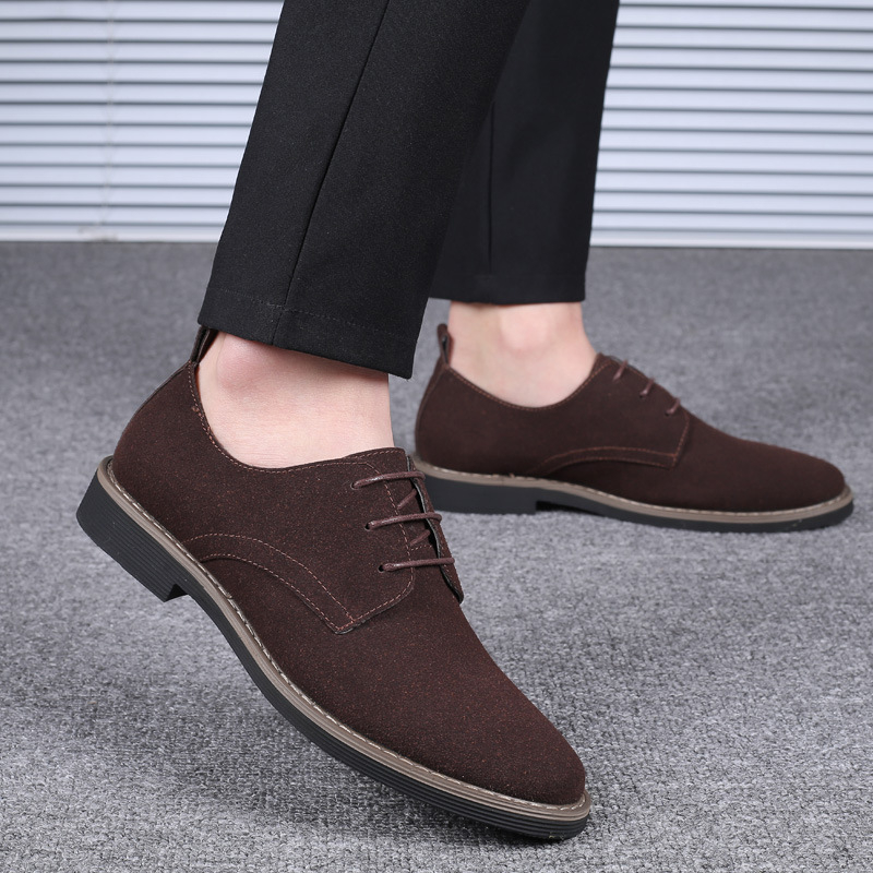 Mens Navy Blue Suede Leather O - Formal Men Daily Wear Footwear recension och pris